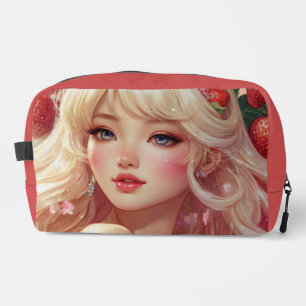 Erdbeerkutte Druck Nähtasche Waschbeutel