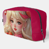 Erdbeerkutte Druck Nähtasche Waschbeutel (Rechte Ecke)