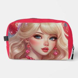 Erdbeerkutte Druck Nähtasche Waschbeutel