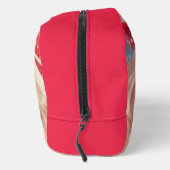 Erdbeerkutte Druck Nähtasche Waschbeutel (Rechts)