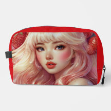 Erdbeerkutte Druck Nähtasche