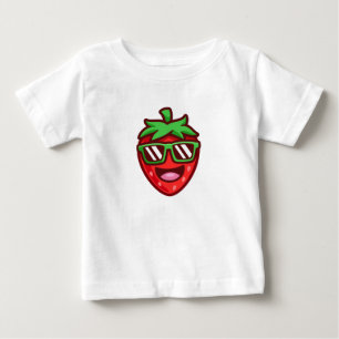 Erdbeerlächeln Baby T-shirt
