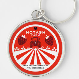 Erdbeerladen Schlüsselanhänger