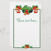 ERDBEERLiebe - stationäre # 2 Briefpapier (Vorne/Hinten)