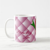 ErdbeerLiebe-Tassen-Rosa-Steppdecke Kaffeetasse (Links)
