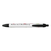 Erdbeerliebhaber-Geschenk Stift, Kugelschreiber (Rückseite)