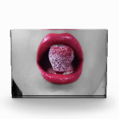 Erdbeerlips Fotoblock (Vorderseite)