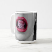 Erdbeerlips Kaffeetasse (Vorderseite Links)