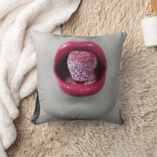 Erdbeerlips Kissen