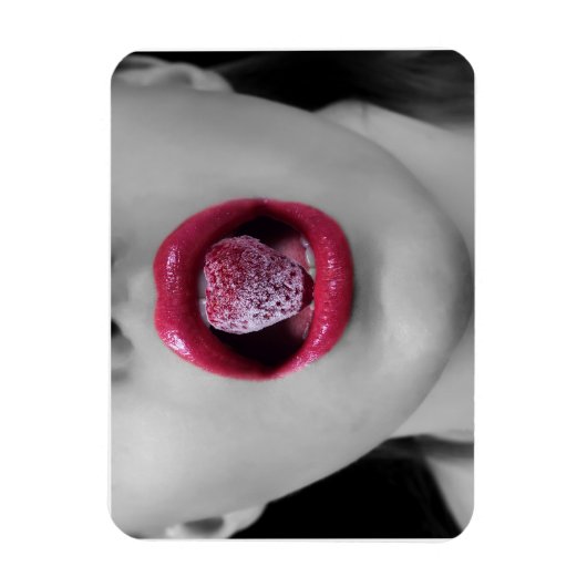 Erdbeerlips Magnet (Vertikal)