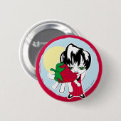 Erdbeermädchen für immer button (Vorne & Hinten)