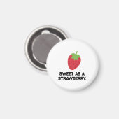 Erdbeermagnet | Süßer Frucht-Magnet Magnet (Vorderseite/Rückseite)