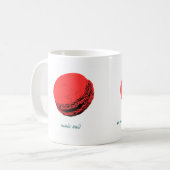 Erdbeermakaroon Kaffeetasse (Vorderseite Links)