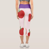 Erdbeermalerei Capri Leggings (Rückseite)