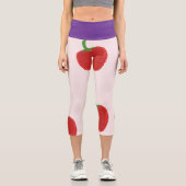 Erdbeermalerei Capri Leggings (Vorderseite)