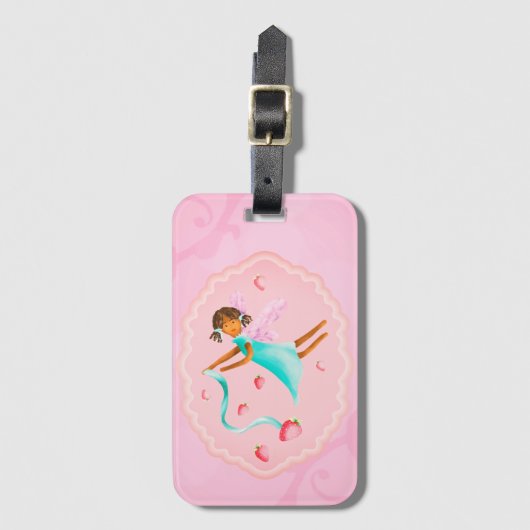 Erdbeermärchen Gepäckanhänger (Vorderseite Vertikal)