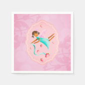 Erdbeermärchen Paper Napkin Serviette (Vorderseite)