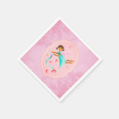 Erdbeermärchen Paper Napkin Serviette (Ecke)