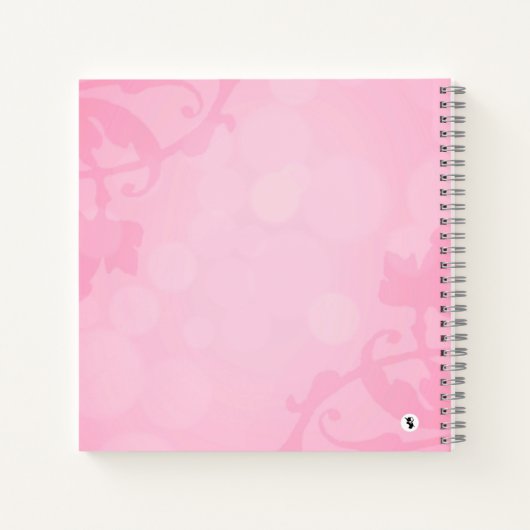 Erdbeermärchen personalisiert notizblock (Rückseite)