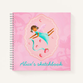 Erdbeermärchen personalisiert notizblock