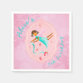 Erdbeermärchen personalisiert Paper Napkin Serviette (Vorderseite)