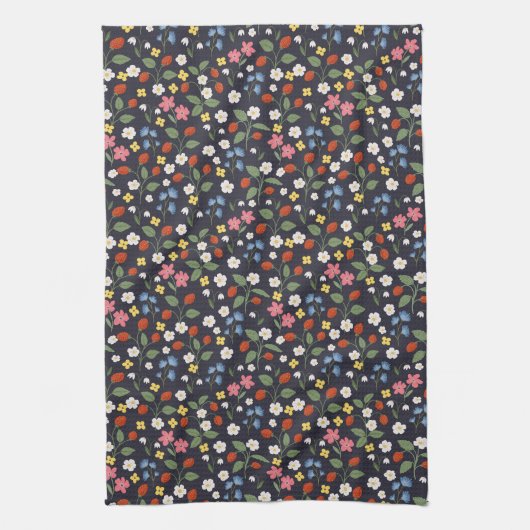 Erdbeermarinade Geschirrtuch (Vertikal)