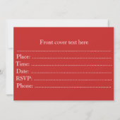 Erdbeermarmelade Einladung (Rückseite)