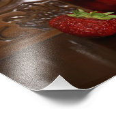 Erdbeermarmelade Fotodruck (Ecke)