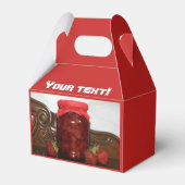 Erdbeermarmelade Geschenkschachtel (Rückseite)