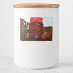 Erdbeermarmelade Lebensmitteletikett