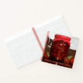 Erdbeermarmelade Notizbuch (Innenseite)