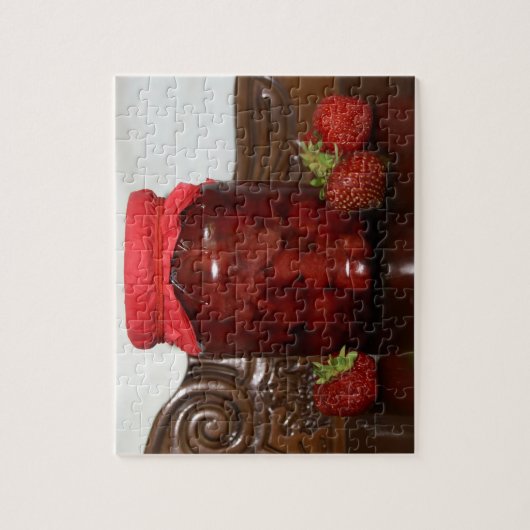 Erdbeermarmelade Puzzle (Vertikal)