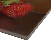 Erdbeermarmelade Schneidebrett (Ecke)