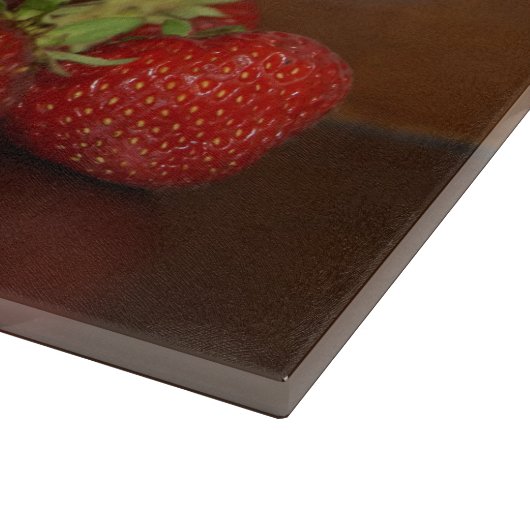 Erdbeermarmelade Schneidebrett (Ecke)