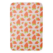 Erdbeermilch Badematte (Vorderseite Vertikal)