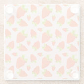 Erdbeermilch Glasuntersetzer (Rückseite)