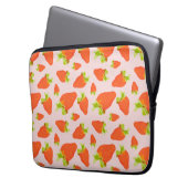 Erdbeermilch Laptopschutzhülle (Vorderseite Links)