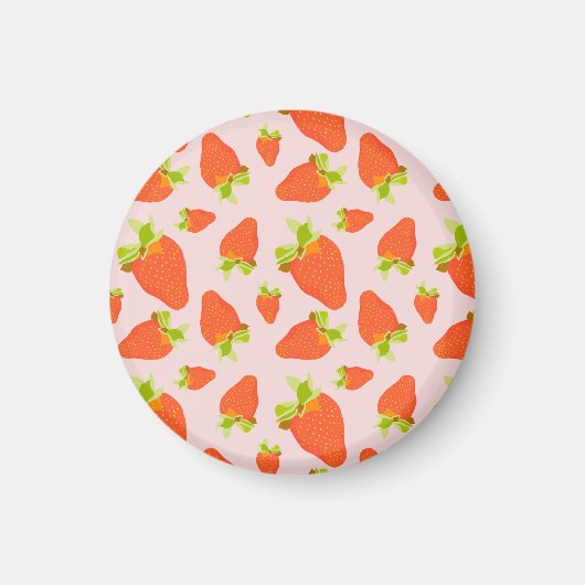 Erdbeermilch Magnet (Vorne)