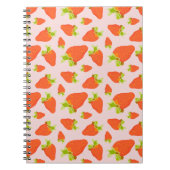 Erdbeermilch Notizblock (Vorderseite)