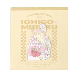 🍓✨Erdbeermilch ✨🍓 Notizblock