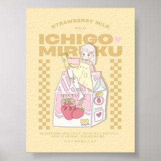 🍓✨Erdbeermilch ✨🍓 Poster