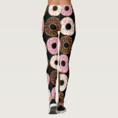 Erdbeermilch Schokolade Donut Leggings (Rückseite)