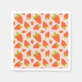 Erdbeermilch Serviette (Vorderseite)