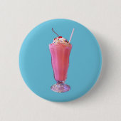 Erdbeermilchshake Button (Vorderseite)