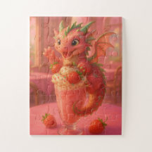 Erdbeermilchshake-Drache