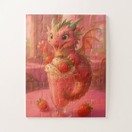 Erdbeermilchshake-Drache Puzzle
