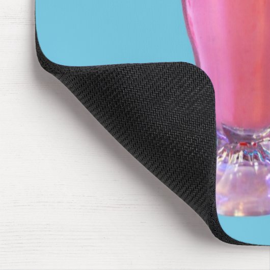Erdbeermilchshake Mousepad (Ecke)