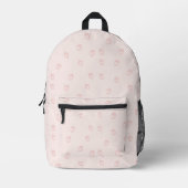 Erdbeerminimalismus Bedruckter Rucksack (Vorderseite)