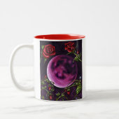 Erdbeermoon Zweifarbige Tasse (Links)