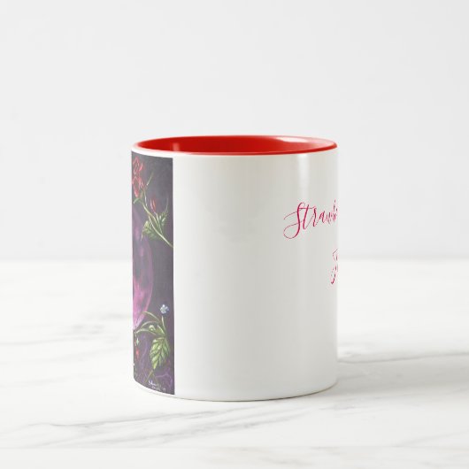 Erdbeermoon Zweifarbige Tasse (Mittel)